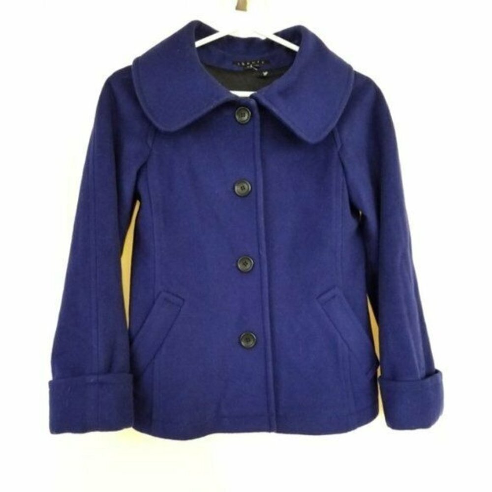 Like New- Theory -Olivian Jacket in Dark Tanzanite - Size XSP